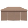 Tente de fête Marron 292 x 580 x 315 cm Tissu Oxford 554977554977