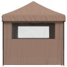 Tente de fête Marron 292 x 580 x 315 cm Tissu Oxford 554977554977