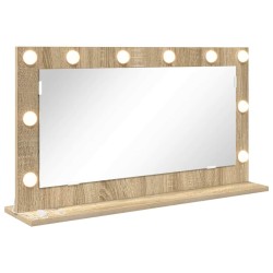Miroir de vanité Rectangulaire Chêne Sonoma 80 x 45 x 18 cm 554978554978
