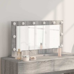 Miroir de vanité Rectangulaire Gris Sonoma 80 x 45 x 18 cm 554981554981