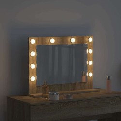 Miroir de vanité Rectangulaire Chêne Sonoma 60 x 45 x 18 cm 554983554983
