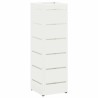 Porte-parapluie avec stockage Blanc 15,5 x 15,5 x 49 cm Acier 554984554984