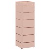 Porte-parapluie avec stockage Rose 15,5 x 15,5 x 49 cm Métal 554985554985