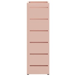 Porte-parapluie avec stockage Rose 15,5 x 15,5 x 49 cm Métal 554985554985
