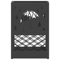 Porte-parapluie Noir 28 x 12 x 41 cm Acier 554989554989