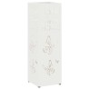 Porte-parapluie avec stockage Blanc 15,5 x 15,5 x 49 cm Métal 554993554993