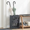 Porte-parapluie Anthracite 28 x 12 x 41 cm Acier 554997554997