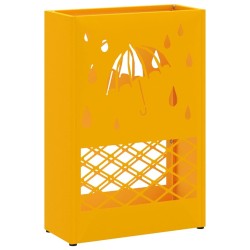 Porte-parapluie jaune moutarde 28 x 12 x 41 cm Acier 554998554998