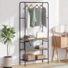 Porte-vêtements avec étagère Chêne artisanal 77 x 30 x 171 cm 554999554999