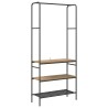 Porte-vêtements avec étagère Chêne artisanal 77 x 30 x 171 cm 554999554999