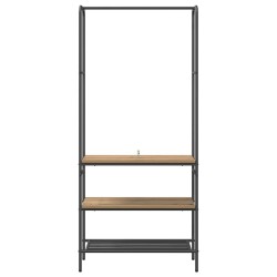 Porte-vêtements avec étagère Chêne artisanal 77 x 30 x 171 cm 554999554999
