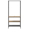 Porte-vêtements avec étagère Chêne artisanal 77 x 30 x 171 cm 554999554999