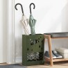 Porte-parapluie Vert olive 28 x 12 x 41 cm Acier 555005555005