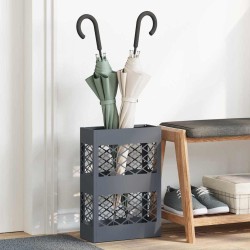 Porte-parapluie Anthracite 28 x 12 x 41 cm Acier 555006555006
