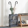 Porte-parapluie Anthracite 28 x 12 x 41 cm Acier 555006555006