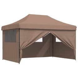 Tente de fête Marron 292 x 440 x 315 cm Tissu Oxford 555008555008