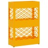 Porte-parapluie jaune moutarde 28 x 12 x 41 cm Acier 555010555010