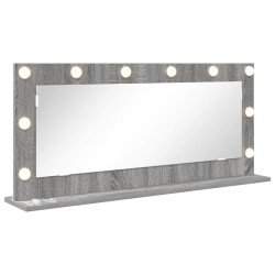 Miroir de vanité Rectangulaire Gris Sonoma 100 x 45 x 18 cm 555015555015