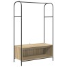 Porte-vêtements Chêne brun 100 x 44 x 160 cm Bois d'ingénierie 555017555017