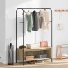 Porte-vêtements Chêne brun 100 x 44 x 160 cm Bois d'ingénierie 555017555017
