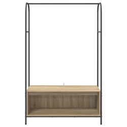 Porte-vêtements Chêne brun 100 x 44 x 160 cm Bois d'ingénierie 555017555017