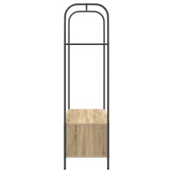 Porte-vêtements Chêne brun 100 x 44 x 160 cm Bois d'ingénierie 555017555017