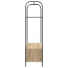 Porte-vêtements Chêne brun 100 x 44 x 160 cm Bois d'ingénierie 555017555017