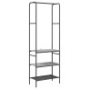 Porte-vêtements Sonoma gris 60 x 30 x 171 cm Bois d'ingénierie 555019555019