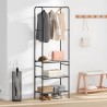 Porte-vêtements Sonoma gris 60 x 30 x 171 cm Bois d'ingénierie 555019555019
