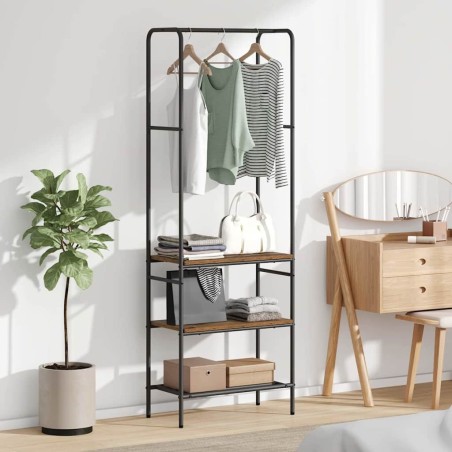 Porte-vêtements Bois ancien 60 x 30 x 171 cm Bois d'ingénierie 555020555020