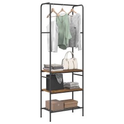 Porte-vêtements Bois ancien 60 x 30 x 171 cm Bois d'ingénierie 555020555020
