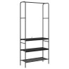 Porte-vêtements Chêne noir 77 x 30 x 171 cm Bois d'ingénierie 555021555021