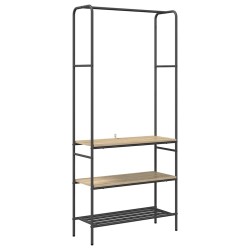 Porte-vêtements Chêne Sonoma 77 x 30 x 171 cm Bois d'ingénierie 555023555023