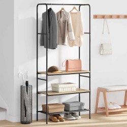 Porte-vêtements Chêne Sonoma 77 x 30 x 171 cm Bois d'ingénierie 555023555023
