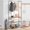 Porte-vêtements Chêne Sonoma 77 x 30 x 171 cm Bois d'ingénierie 555023555023