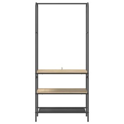 Porte-vêtements Chêne Sonoma 77 x 30 x 171 cm Bois d'ingénierie 555023555023