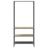 Porte-vêtements Chêne Sonoma 77 x 30 x 171 cm Bois d'ingénierie 555023555023