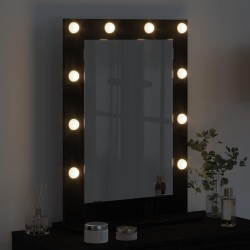 Miroir de vanité Rectangulaire Chêne noir 70 x 50 x 18 cm 555024555024