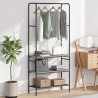 Porte-vêtements Sonoma gris 77 x 30 x 171 cm Bois d'ingénierie 555026555026