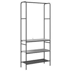 Porte-vêtements Sonoma gris 77 x 30 x 171 cm Bois d'ingénierie 555026555026