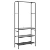 Porte-vêtements Sonoma gris 77 x 30 x 171 cm Bois d'ingénierie 555026555026