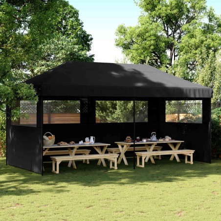 Tente de fête Noir 292 x 580 x 315 cm Tissu Oxford 555031555031