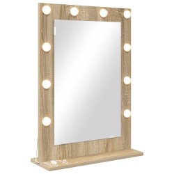 Miroir de vanité Rectangulaire Chêne Sonoma 70 x 50 x 18 cm 555034555034