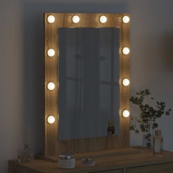 Miroir de vanité Rectangulaire Chêne Sonoma 70 x 50 x 18 cm 555034555034