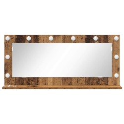 Miroir de vanité Rectangulaire Bois ancien 100 x 45 x 18 cm 555035555035