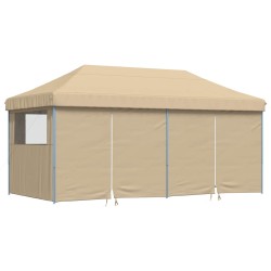 Tente de fête Beige 292 x 580 x 315 cm Tissu Oxford 555038555038