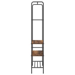 Porte-vêtements Chêne fumé 77 x 30 x 171 cm Bois d'ingénierie 555039555039