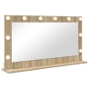Miroir de vanité Rectangulaire Chêne Sonoma 100 x 55 x 18 cm 555042555042
