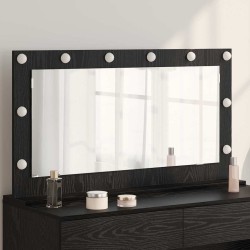 Miroir de vanité Rectangulaire Chêne noir 100 x 55 x 18 cm 555046555046