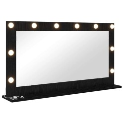 Miroir de vanité Rectangulaire Chêne noir 100 x 55 x 18 cm 555046555046